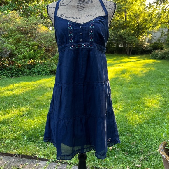 Hollister Dresses & Skirts - Hollister Gorgeous Silk Cotton Mix Casual Lined Dress size Large